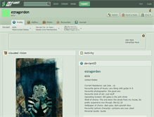 Tablet Screenshot of ezragordon.deviantart.com