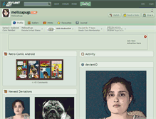 Tablet Screenshot of melissapugs.deviantart.com