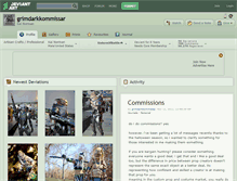 Tablet Screenshot of grimdarkkommissar.deviantart.com