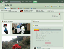 Tablet Screenshot of devilgirl10.deviantart.com