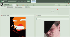 Desktop Screenshot of dracconus.deviantart.com