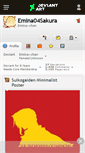 Mobile Screenshot of emina04sakura.deviantart.com