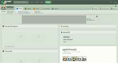Desktop Screenshot of malikplz.deviantart.com