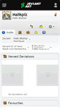 Mobile Screenshot of malikplz.deviantart.com