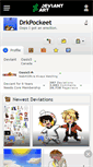 Mobile Screenshot of drkpockeet.deviantart.com