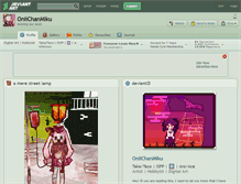 Tablet Screenshot of oniichanmiku.deviantart.com