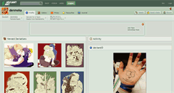 Desktop Screenshot of denmeka.deviantart.com