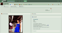 Desktop Screenshot of lesuperstar.deviantart.com