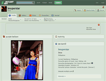 Tablet Screenshot of lesuperstar.deviantart.com