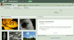 Desktop Screenshot of lucidsleeper.deviantart.com