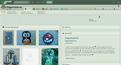 Desktop Screenshot of dragonshadower.deviantart.com