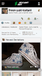 Mobile Screenshot of freon-yuki-icetani.deviantart.com