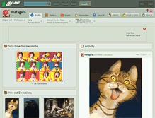 Tablet Screenshot of mafagafa.deviantart.com