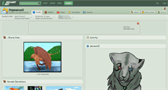Desktop Screenshot of hopeanuoli.deviantart.com