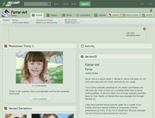 Tablet Screenshot of farrar-art.deviantart.com
