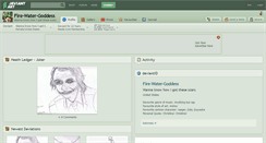 Desktop Screenshot of fire-water-goddess.deviantart.com