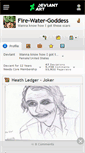 Mobile Screenshot of fire-water-goddess.deviantart.com