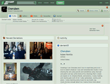 Tablet Screenshot of cheruben.deviantart.com