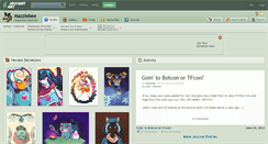 Desktop Screenshot of mazzlebee.deviantart.com