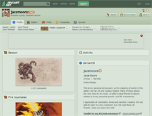 Tablet Screenshot of jacemoore.deviantart.com