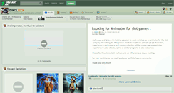 Desktop Screenshot of isikol.deviantart.com