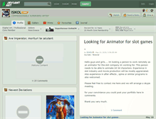Tablet Screenshot of isikol.deviantart.com