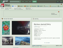 Tablet Screenshot of otakuyo.deviantart.com