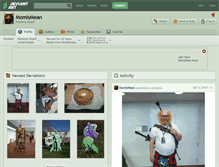 Tablet Screenshot of momismean.deviantart.com