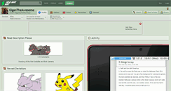 Desktop Screenshot of gigantheawesome.deviantart.com