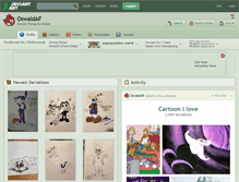 Tablet Screenshot of oswaldaf.deviantart.com