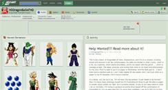 Desktop Screenshot of hddragonballafhd.deviantart.com