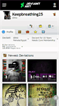 Mobile Screenshot of keepbreathing25.deviantart.com