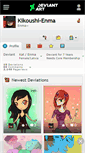 Mobile Screenshot of kikoushi-enma.deviantart.com