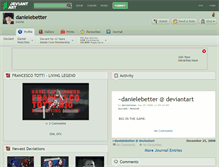 Tablet Screenshot of danielebetter.deviantart.com