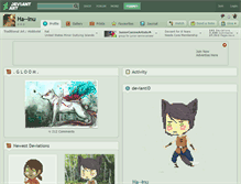 Tablet Screenshot of ha--inu.deviantart.com