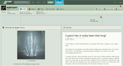 Desktop Screenshot of angelyques.deviantart.com
