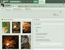 Tablet Screenshot of moritaso.deviantart.com