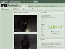 Tablet Screenshot of crystalxcastles.deviantart.com