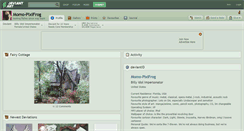 Desktop Screenshot of momo-pixifrog.deviantart.com