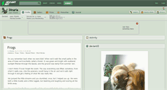 Desktop Screenshot of dinaria.deviantart.com