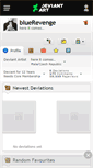 Mobile Screenshot of bluerevenge.deviantart.com