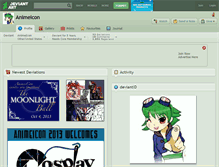 Tablet Screenshot of animeicon.deviantart.com