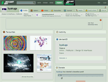 Tablet Screenshot of byakuga.deviantart.com