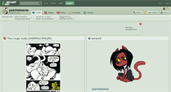 Desktop Screenshot of peachiekeenie.deviantart.com