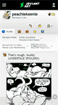 Mobile Screenshot of peachiekeenie.deviantart.com