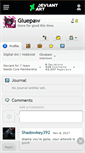 Mobile Screenshot of gluepaw.deviantart.com