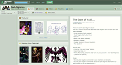 Desktop Screenshot of dark-signers.deviantart.com