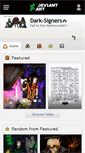 Mobile Screenshot of dark-signers.deviantart.com