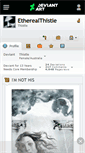 Mobile Screenshot of etherealthistle.deviantart.com