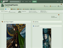 Tablet Screenshot of clopinkingofgypsies.deviantart.com